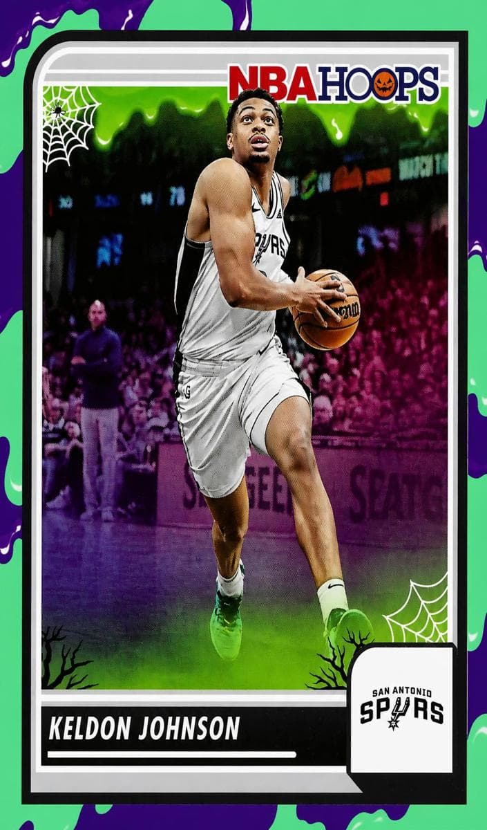 Keldon Johnson 2023 panini Hoops Haunted Hoops