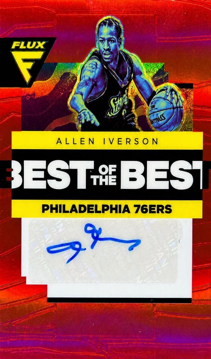 Allen Iverson 2022 panini Panini Flux