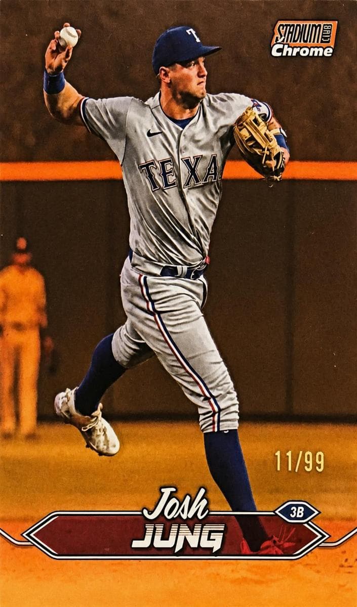 Josh Jung 2024 topps Stadium Club