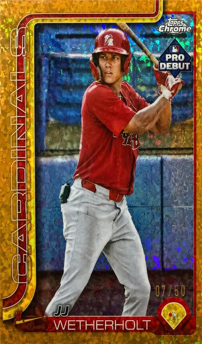 JJ Wetherholt 2025 topps Topps Pro Debut