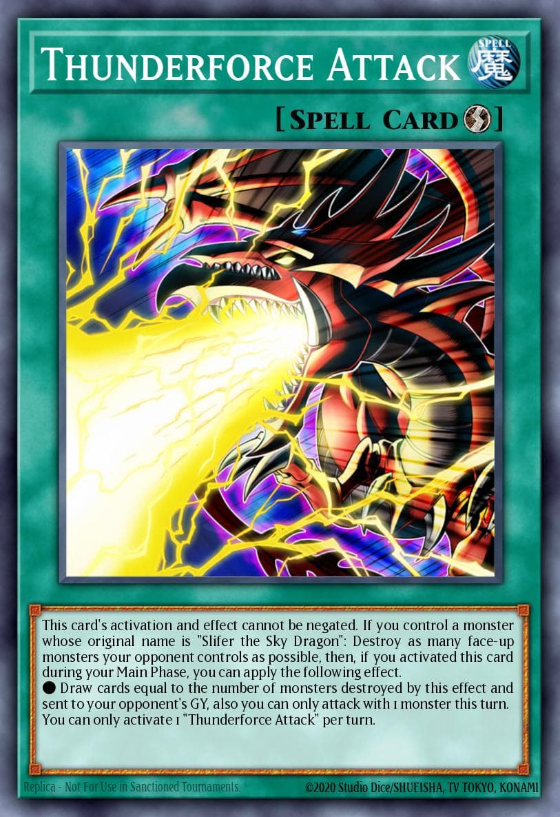 Thunderforce Attack 2021 Yu-Gi-Oh! Egyptian God Deck: Slifer the Sky Dragon