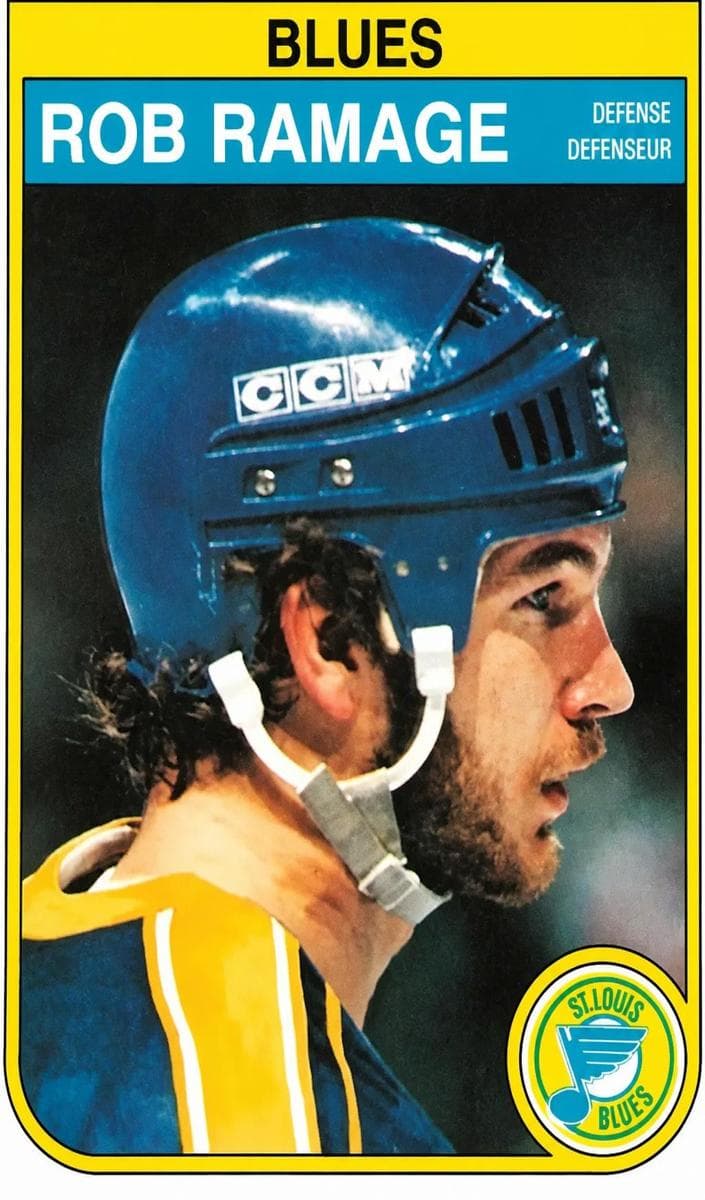 Rob Ramage 1982 topps