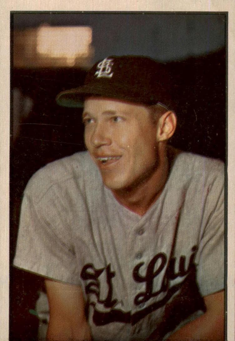 Don Lenhardt 1953 bowman Bowman Color