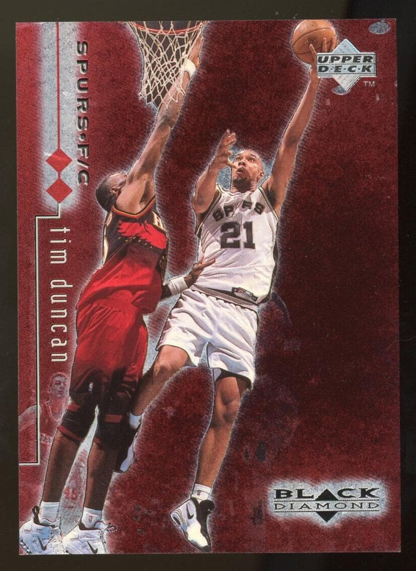 Tim Duncan 1998 upper-deck Black Diamond