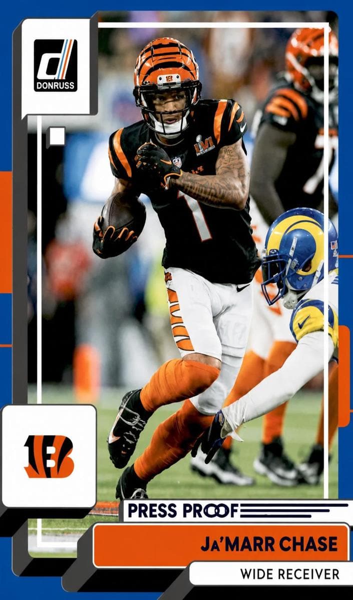 Ja'Marr Chase 2022 panini Donruss