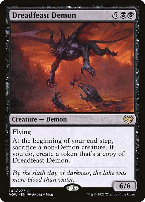 Dreadfeast Demon 2021 Magic: The Gathering
