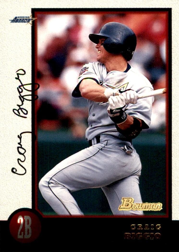 Craig Biggio 1998 bowman Bowman Chrome