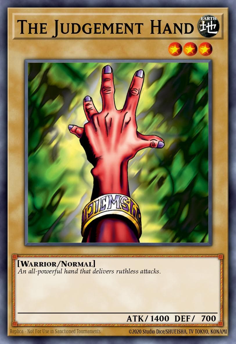 The Judgement Hand 2002 Yu-Gi-Oh! Tournament Pack: 1st Season