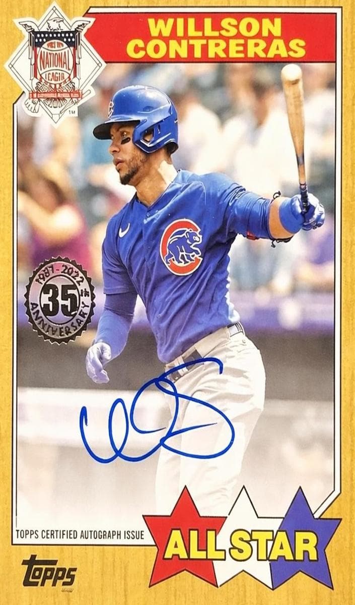 Willson Contreras 2022 topps Topps Update