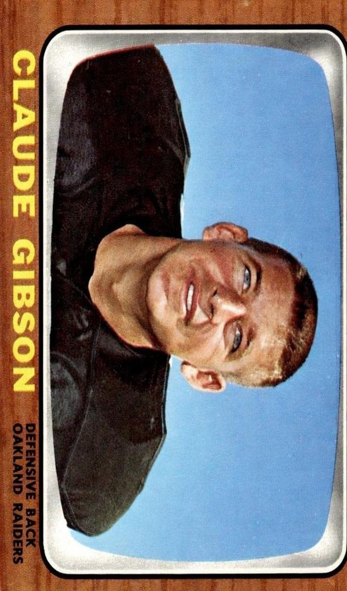 Claude Gibson 1966 topps Topps