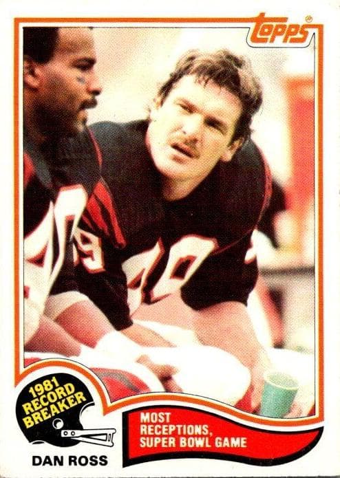 Dan Ross trading card