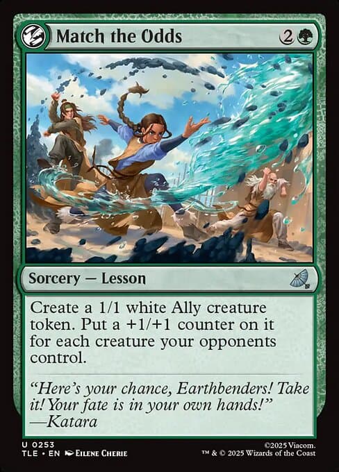 Match the Odds 2025 Magic: The Gathering Avatar: The Last Airbender Eternal