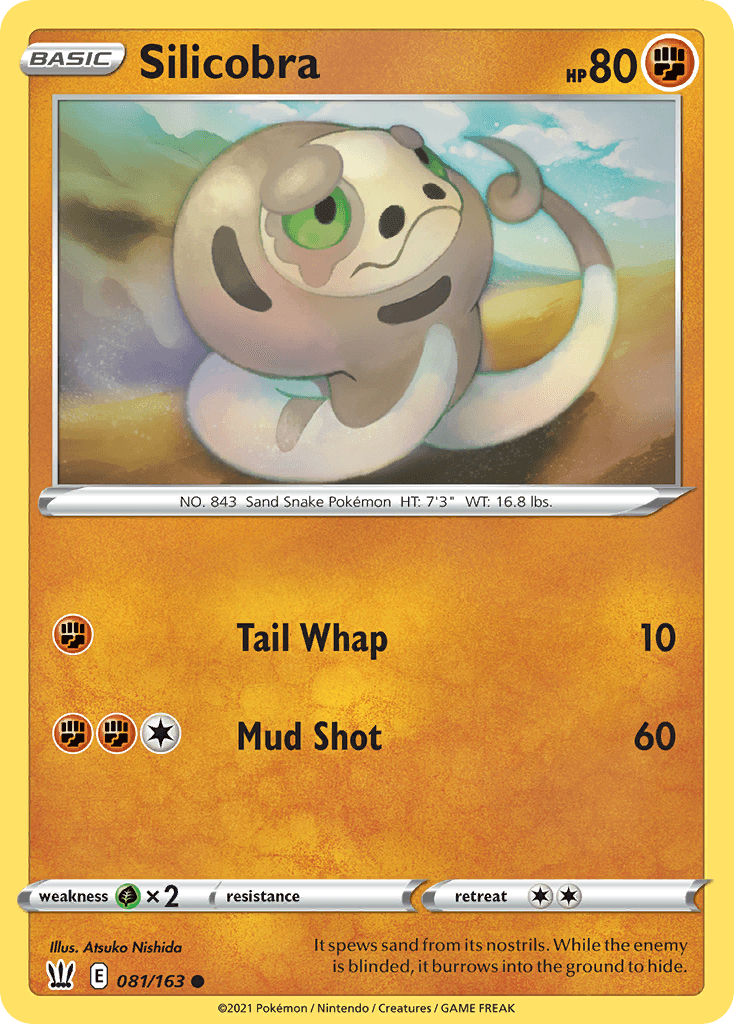 Silicobra 2021 Pokemon Shining Fates