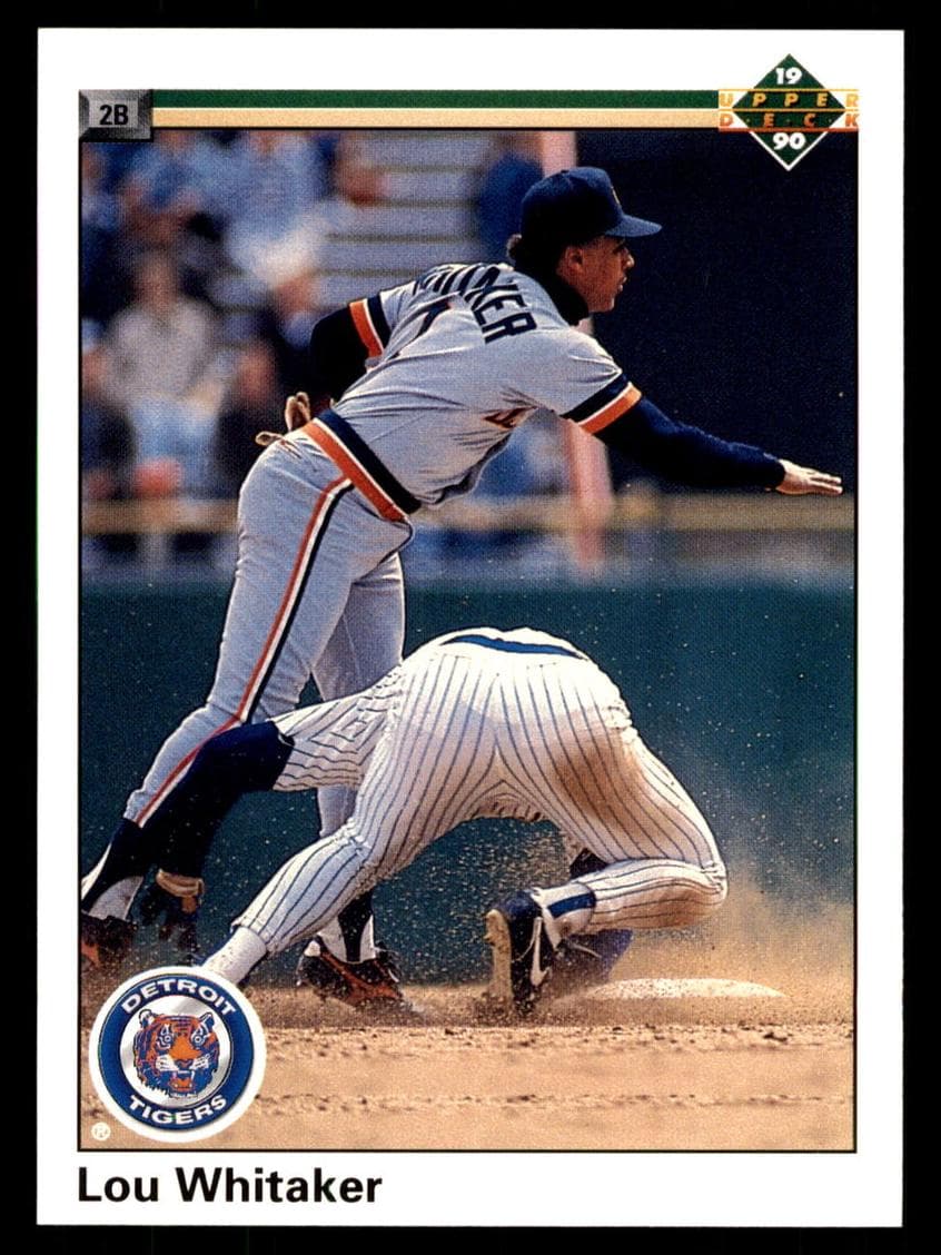 Lou Whitaker 1990 upper-deck Upper Deck