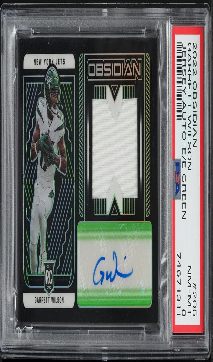Garrett Wilson 2022 panini Panini Obsidian
