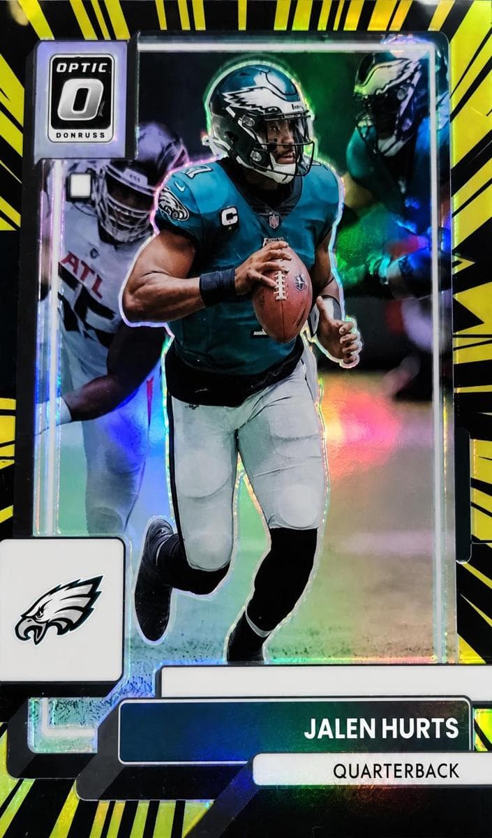 Jalen Hurts 2022 panini Donruss Optic