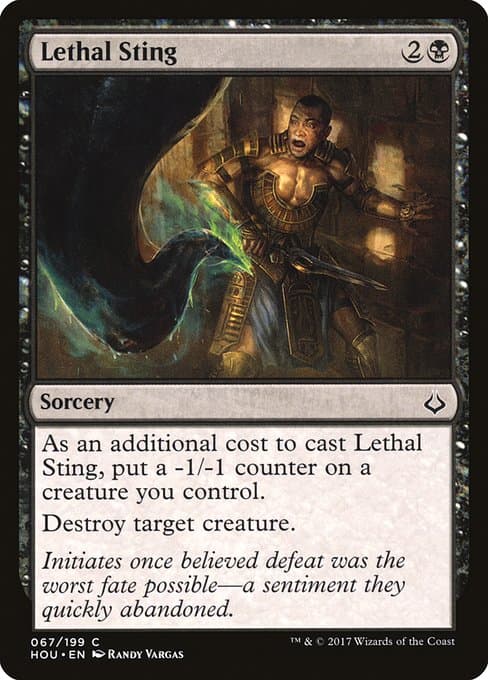 Lethal Sting 2017 Magic: The Gathering Hour of Devastation