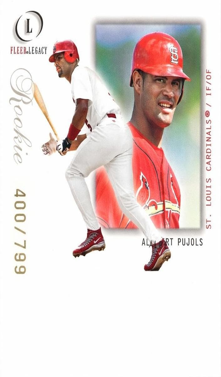 Albert Pujols 2001 fleer Fleer Legacy