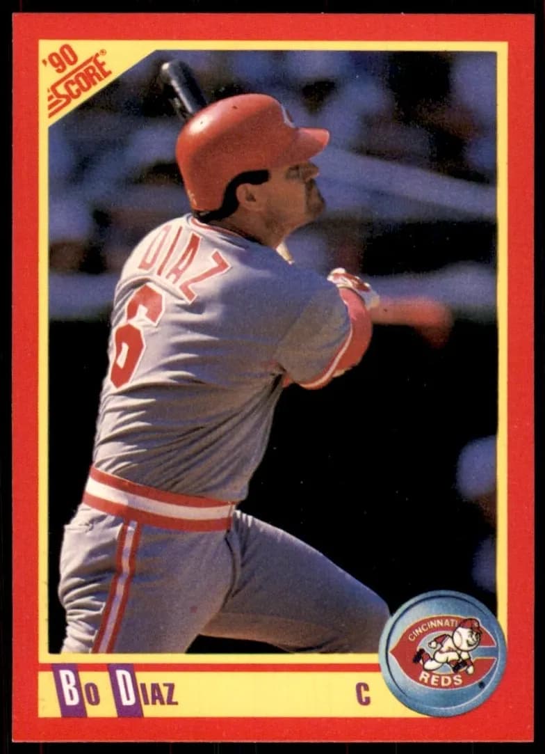 Bo Diaz trading card