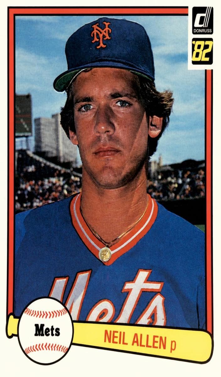 Neil Allen 1982 panini Donruss