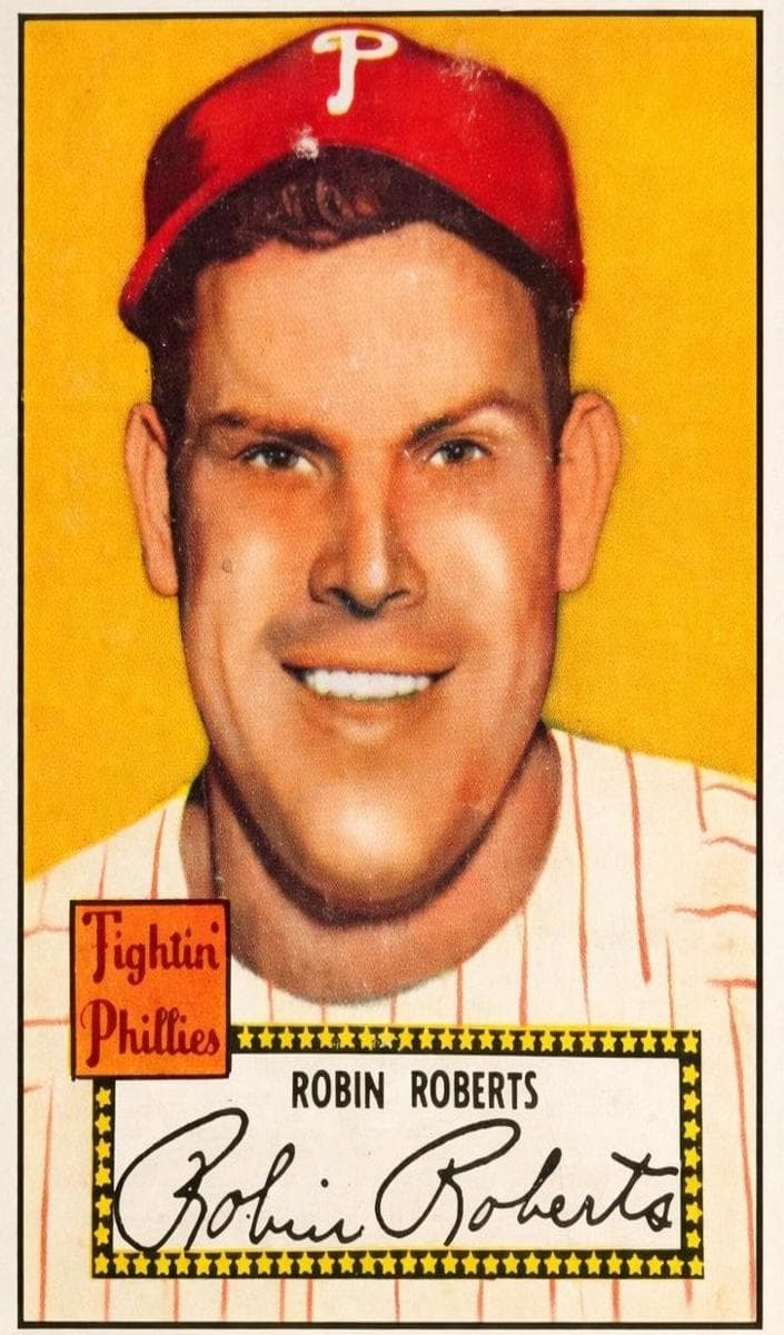 Robin Roberts 1952 topps Topps
