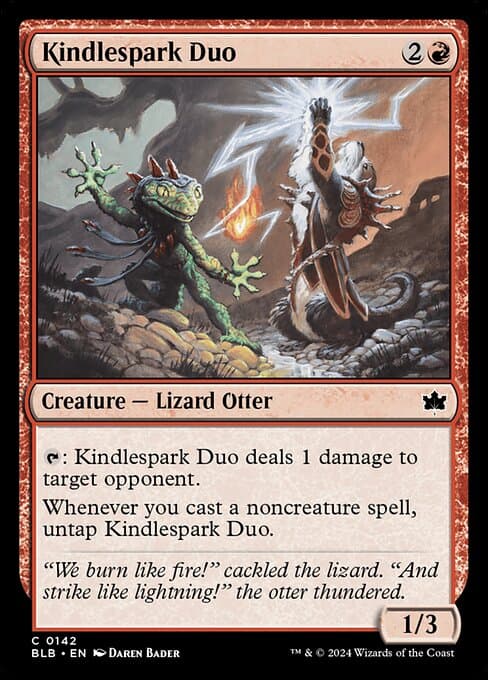 Kindlespark Duo 2024 Magic: The Gathering Bloomburrow Foil