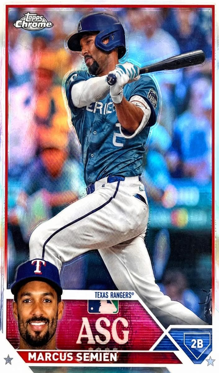 Marcus Semien 2023 topps Topps Chrome Update