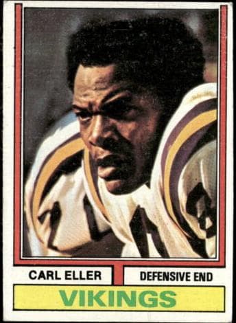 Carl Eller 1974 topps Topps