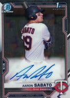 Aaron Sabato trading card