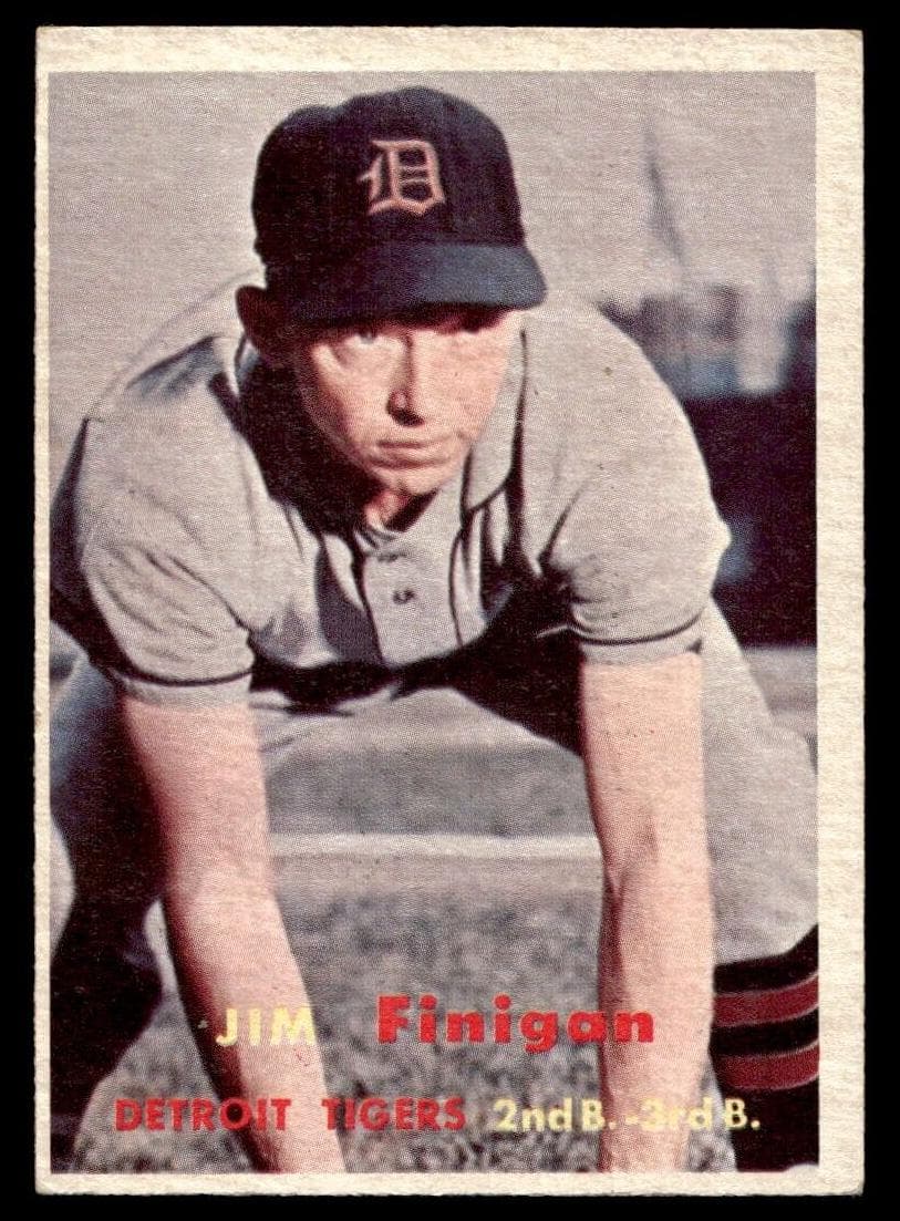 Jim Finigan 1957 topps Topps