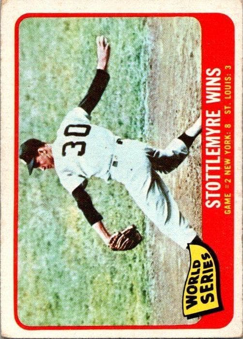 World Series Game #2 - Stottlemyre Wins 1965 topps Topps