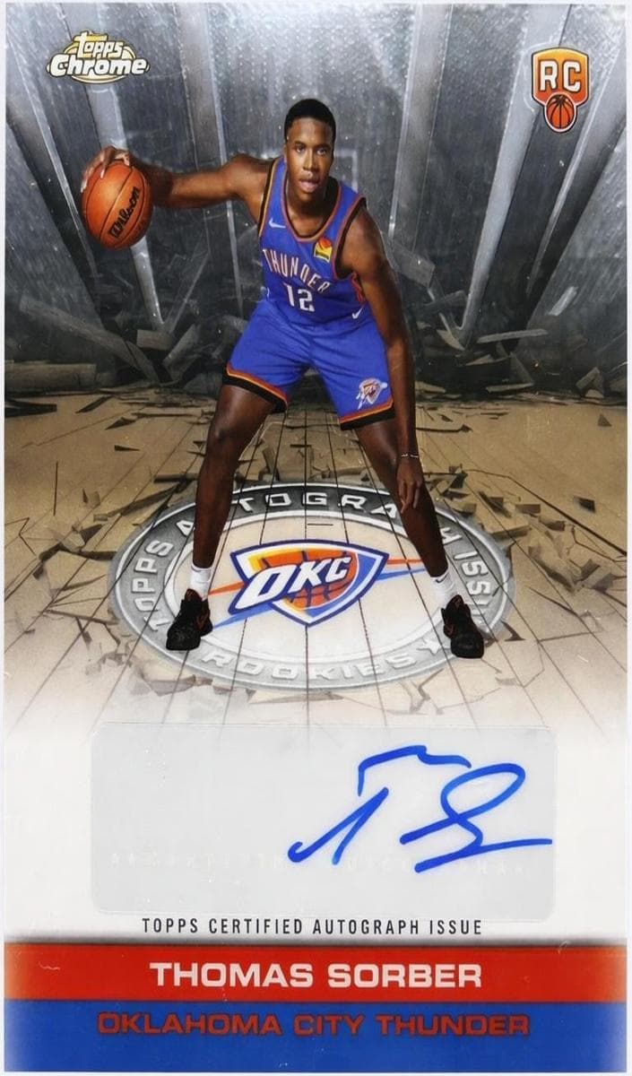 Thomas Sorber 2025 topps Topps Chrome