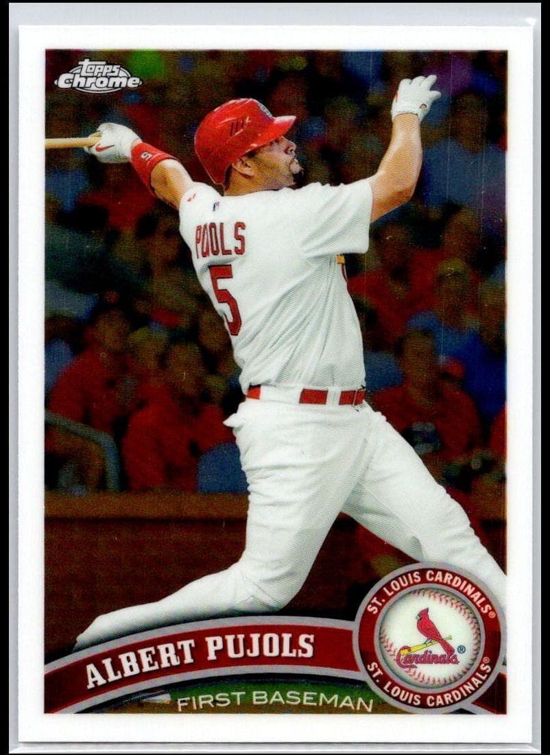 Albert Pujols 2011 topps Topps Chrome