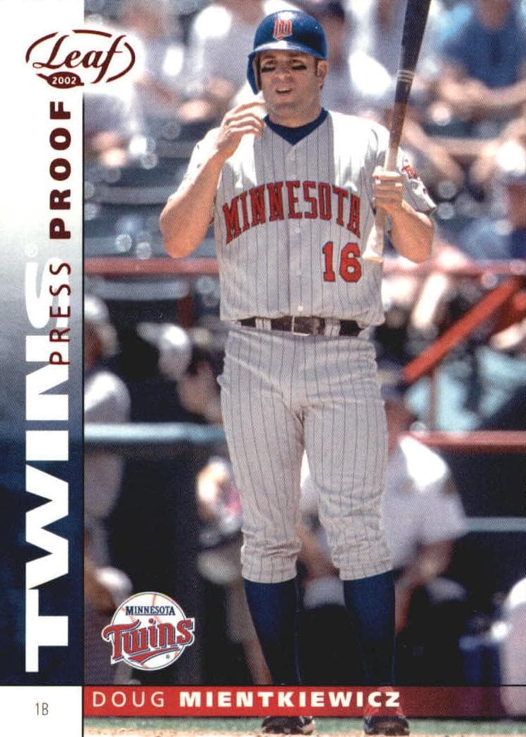 Doug Mientkiewicz 2002 leaf Leaf