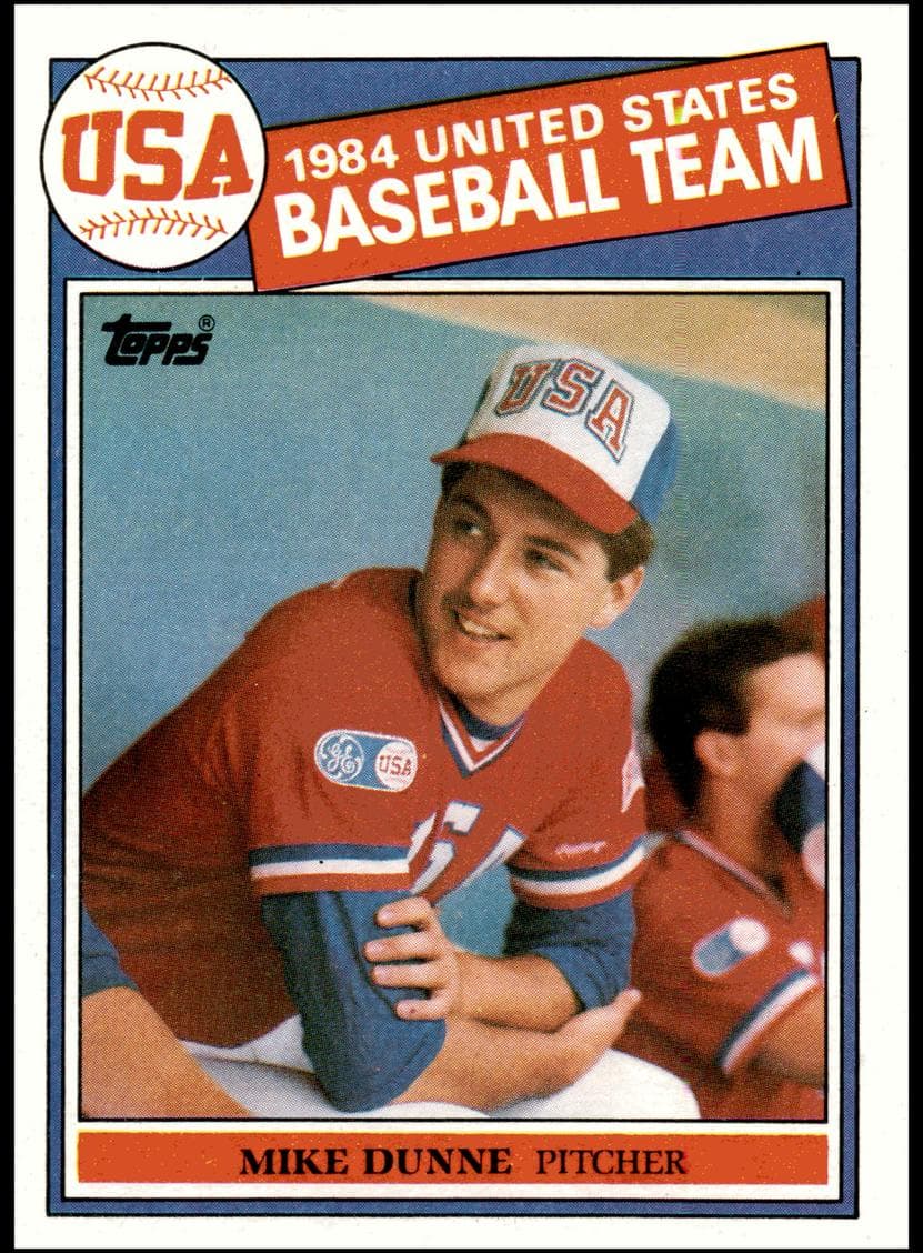 Mike Dunne trading card