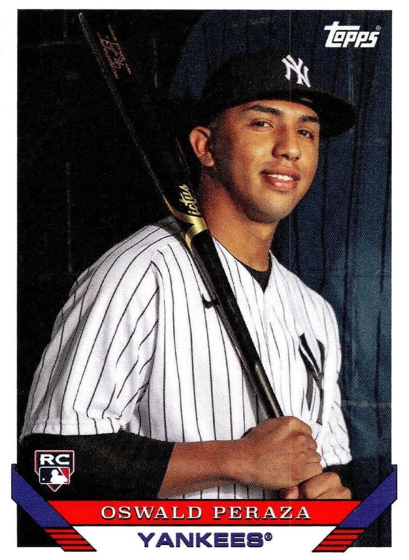 Oswald Peraza 2023 topps Throwback Thursday