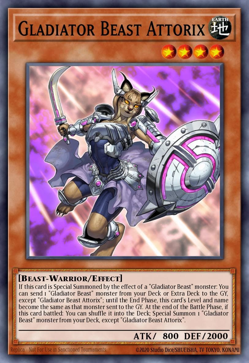 Gladiator Beast Attorix 2019 Yu-Gi-Oh! Chaos Impact