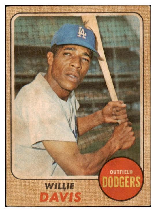 Willie Davis 1968 topps Topps Venezuelan