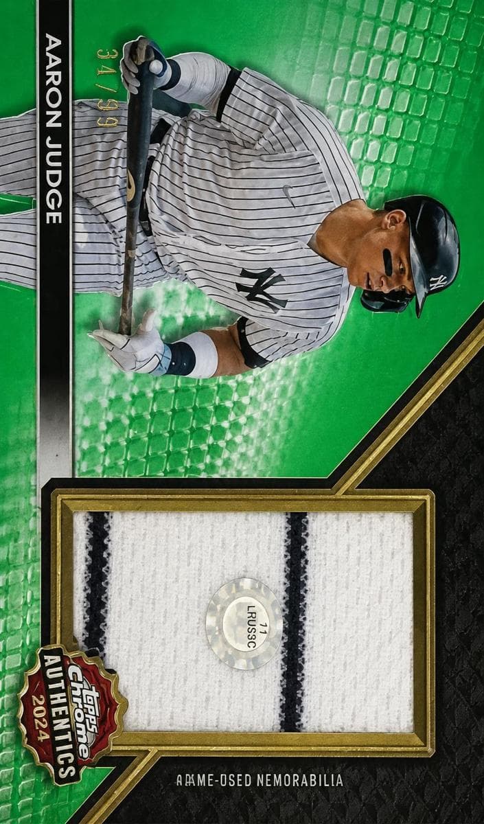 Aaron Judge 2024 topps Topps Chrome