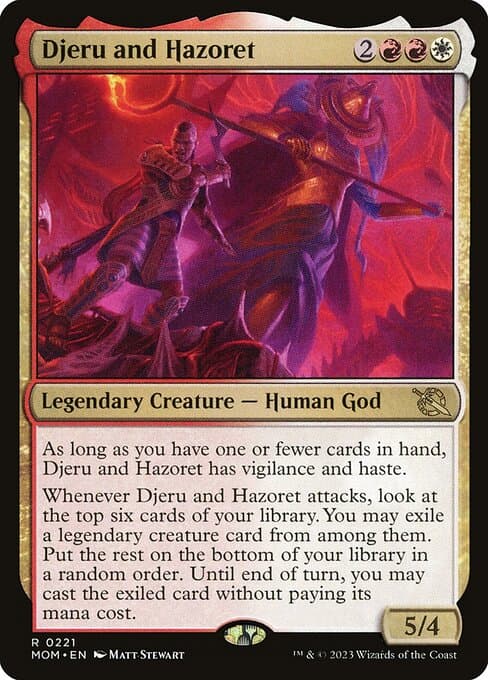 Djeru and Hazoret 2023 Magic: The Gathering