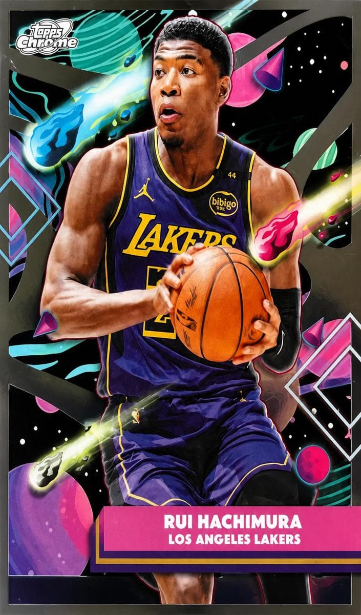 Rui Hachimura 2025 topps Topps Cosmic Chrome