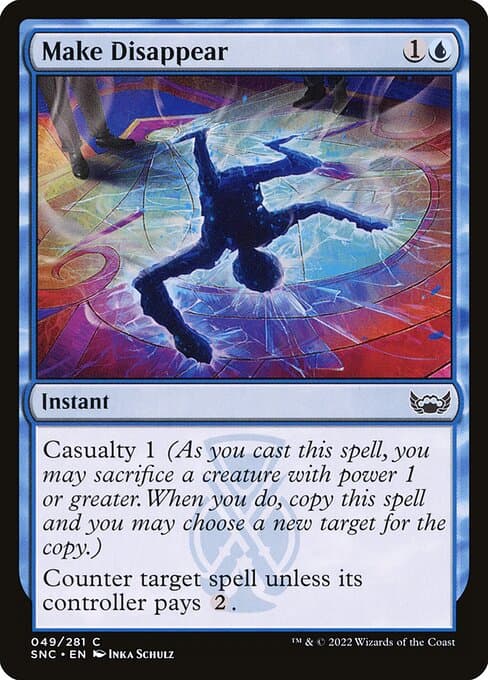 Make Disappear 2022 Magic: The Gathering Streets of New Capenna