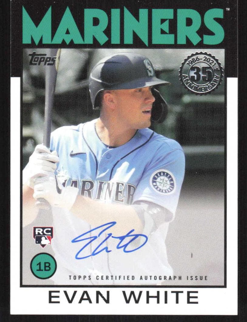 Evan White 2021 topps Topps
