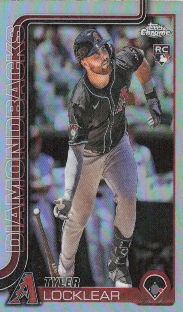 Tyler Locklear 2025 topps Topps Chrome Update Sapphire
