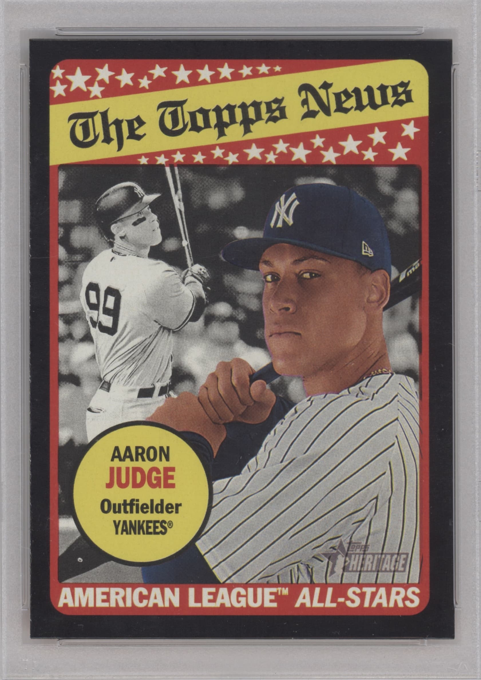 Aaron Judge 2018 topps Topps Heritage