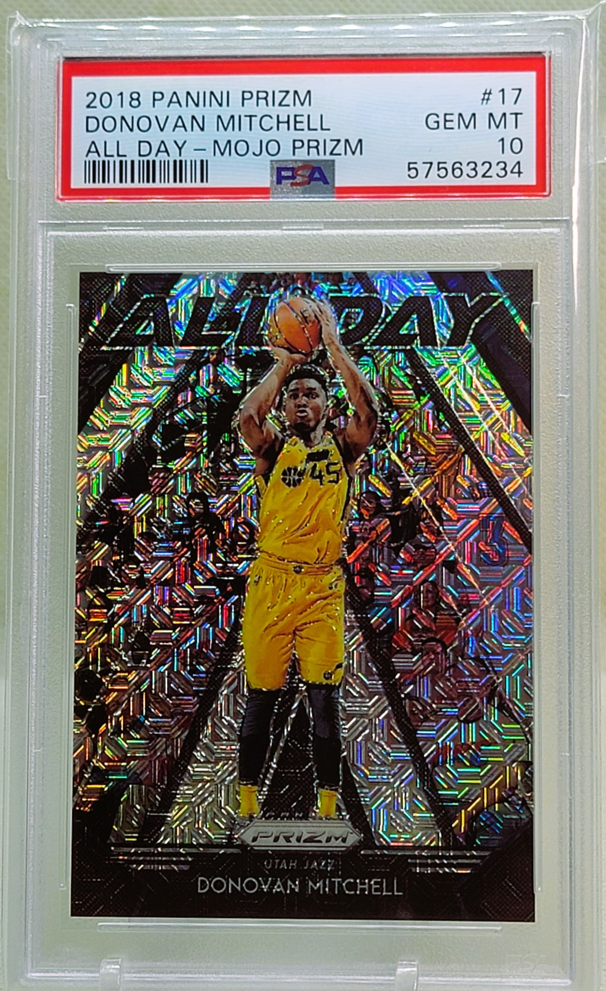 Donovan Mitchell 2018 panini Panini Prizm