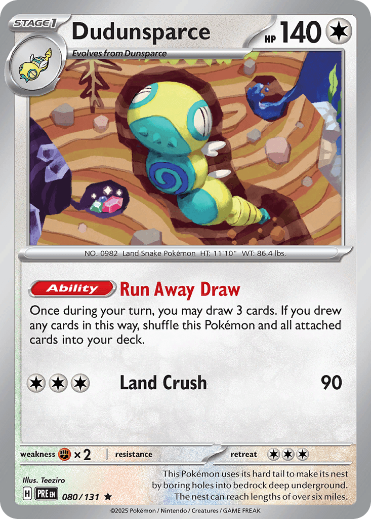 Dudunsparce 2026 Pokemon Chinese CSV7C Poke Ball