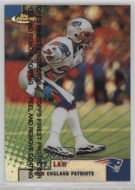 Ty Law 1999 topps Finest Football Refractor