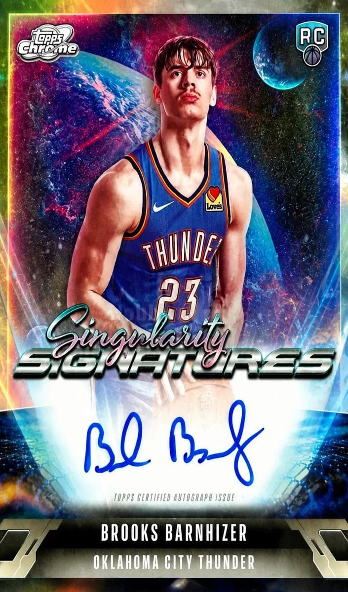 Brooks Barnhizer 2025 topps Topps Cosmic Chrome