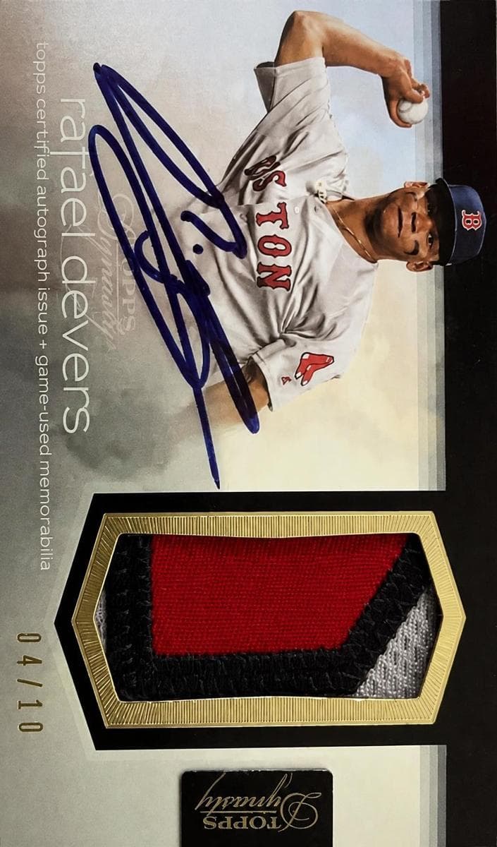 Rafael Devers 2018 topps Topps Dynasty